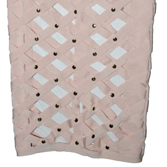 House of CB Pink and White Midi Skirt - Picture 13 of 13